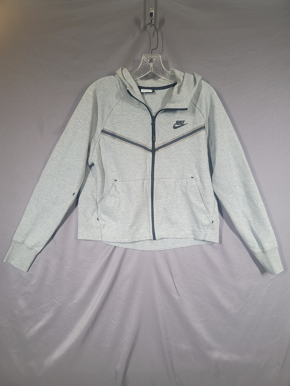 Nike Sportswear Tech Fleece Full Zip Hoodie Women's Small Gray Sweatshirt Jacket